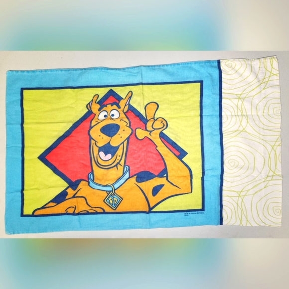 Scooby-Doo Pillow Case - Vintage - Cotton Flannel - Picture 1 of 2